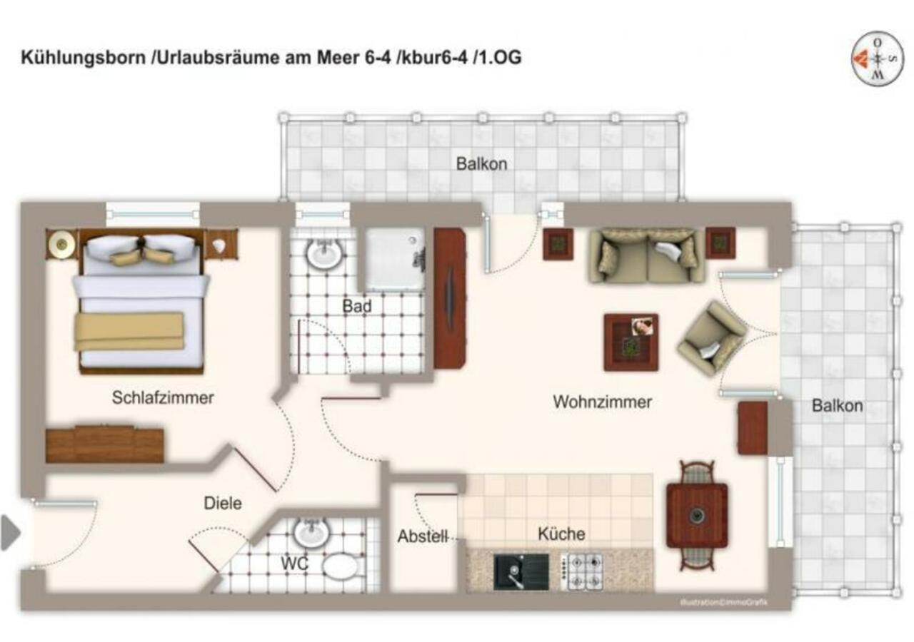 Urlaubstraeume Am Meer Kuehlungsborn Exterior photo